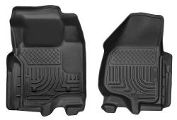 Husky Liners - Husky Liner Weatherbeater Front Floor Liners Black Ford Super Duty 18731 - Image 1