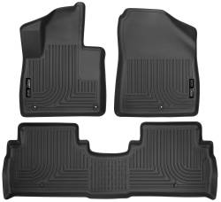 Husky Liner Weatherbeater Front/Rear Floor Liners Black for Kia Sorento 98691