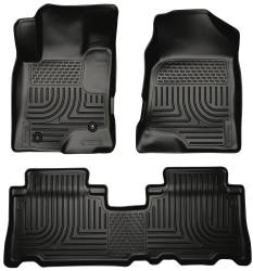 Husky Liner Weatherbeater Front/Rear Floor Liners Black Chevy Captiva 96321