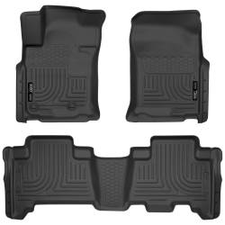 Husky Liner Weatherbeater Front/Rear Floor Liners Black for 4Runner 98571