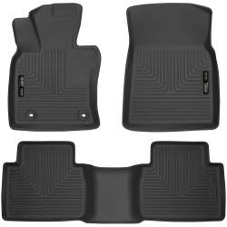 Husky Liner Weatherbeater Front/Rear Floor Liners Black for Toyota Camry 95731
