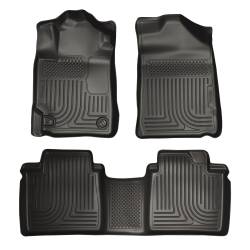 Husky Liner Weatherbeater Front/Rear Floor Liners Black for Toyota Camry 98511