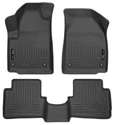 Husky Liner Weatherbeater Front/Rear Floor Liners Black for Dodge Dart 99021