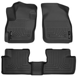 Husky Liner Weatherbeater Front/Rear Floor Liners Black Mazda 3 98631