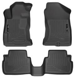 Husky Liner Weatherbeater Front/Rear Floor Liners Black for Impreza 99661