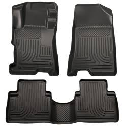 Husky Liner Weatherbeater Front/Rear Floor Liners Black for Kia Sorento 99871
