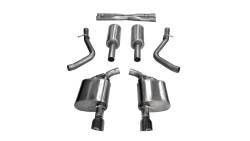 Corsa Performance - Corsa Performance 21004BLK Xtreme Cat-Back Exhaust System for 17-20 300 Charger - Image 1