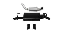 Corsa Performance - Corsa Performance 21015BLK Touring Axle-Back Exhaust System for Wrangler JL - Image 1