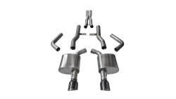 Corsa Performance - Corsa Performance 14996BLK Xtreme Cat-Back Exhaust System for 15-20 Charger - Image 1