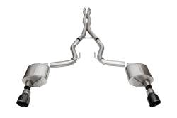 Corsa Performance - Corsa Performance 21250BLK Xtreme Cat-Back Exhaust System for 24 Mustang - Image 1