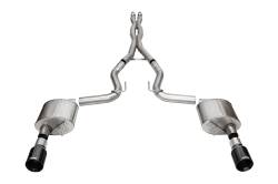 Corsa Performance - Corsa Performance 21251BLK Xtreme Cat-Back Exhaust System for 24 Ford Mustang - Image 1