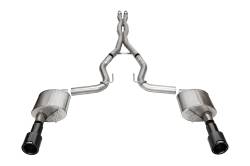 Corsa Performance - Corsa Performance 21251CFBLK Xtreme Cat-Back Exhaust System for 24+ Mustang - Image 1