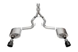 Corsa Performance - Corsa Performance 21254BLK Sport Cat-Back Exhaust System for 24-25 Ford Mustang - Image 1
