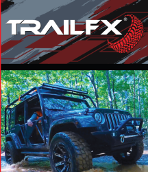 TrailFX - TrailFx 2956H 2PC Window Vents Low Profile TapeOn Smoke Acrylic 2Pc - Image 2