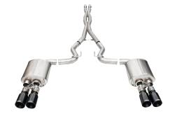 Corsa Performance - Corsa Performance 21260BLK Xtreme Cat-Back Exhaust System for 24+ Ford Mustang - Image 1