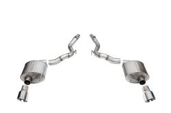 Corsa Performance - Corsa Performance 21276 Touring Axle-Back Exhaust System for 24 Ford Mustang - Image 1