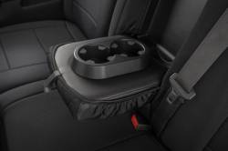 Rough Country Suspension Systems - Rough Country Fr/Rr Seat Covers-Black, 14-25 Silverado/Sierra HD Crew; 91070 - Image 3