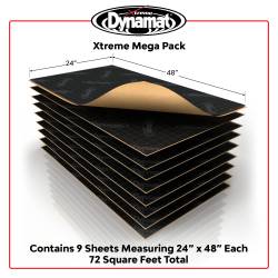 Dynamat - Dynamat 10465 Dynamat Xtreme Mega Pak 9 Sheets Size 24" x 48" - Image 2