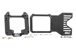 Rough Country Suspension Systems - Rough Country Spare Tire Mount Relocation Plate Black 21-25 Ford Bronco 51055 - Image 1