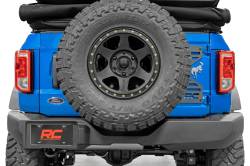 Rough Country Suspension Systems - Rough Country Spare Tire Mount Relocation Plate Black 21-25 Ford Bronco 51055 - Image 4