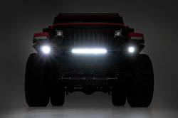 Rough Country Suspension Systems - Rough Country Heavy Duty Front Skidplate Bumper Black for Jeep JK/JL/JT 10635 - Image 5
