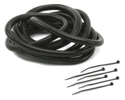Mr Gasket - Mr Gasket 4505 Flex Wire Cover & Tie Kit 3/8" x 12' Black - Image 1