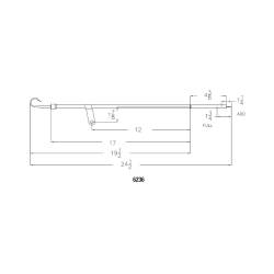 Mr Gasket - Mr Gasket 6236 Oil Dipstick & Tube Chrome Plated Pan Mounted - Image 2