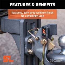 CURT - CURT 48410 SecureLatch Ball/Pintle Hitch - Image 2