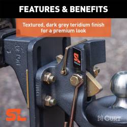 CURT - CURT 48411 SecureLatch Ball/Pintle Hitch - Image 2