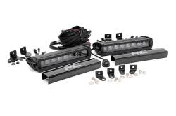 Rough Country Grille Mount Dual 8" LED Light Bar Kit 17-19 Super Duty 70697
