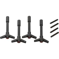 Proform - Proform 141-756 Valve Cover Wing Nut Bow Tie Emblem Black Crinkle - Image 2