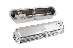 Mr Gasket - Mr Gasket 9804 Valve Cover Chrome Plated OEM Height Baffled Pair - Image 4