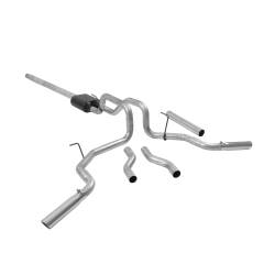 Flowmaster - Flowmaster 17417 American Thunder Cat-Back Exhaust System Aluminized - Image 3