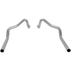 Flowmaster - Flowmaster 815801 Prebent Exhaust Tailpipe Kit 2.5" Rear Exit PAIR Stainless - Image 2