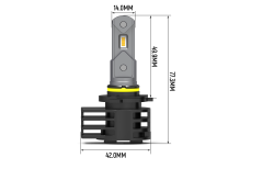 ARC Lighting - ARC Lighting 21101 Tiny Monster Concept Series H10 LED Headlight Bulb Kit PAIR - Image 4