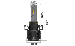 ARC Lighting - ARC Lighting Tiny Monster Concept Series H16 LED Headlight Bulb Kit PAIR 21161 - Image 4