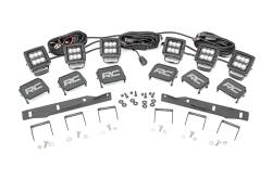 Rough Country Suspension Systems - Rough Country 2" Triple LED Pod Fog Light Kit-Spot 17-20 F150 Raptor 70700 - Image 2