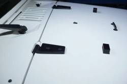 Royal Hooks - Royal Hooks Billet Aluminum Hood Hinges Black for Jeep Wrangler JK RHO-12013-BK - Image 2