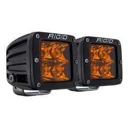 Rigid Industries - Rigid Industries 20252 D-Series Spot w/Amber PRO Lens Pair - Image 2