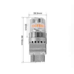 ARC Lighting - ARC Lighting Tiny Monster ECO Series 4257 LED Bulbs Amber PAIR 3157A - Image 5