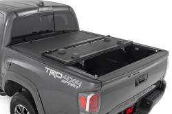 Rough Country Suspension Systems - Rough Country Lo-Pro Hard Folding Tonneau Cover for 16-23 Tacoma 5' 47420500B - Image 2