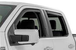 Rough Country Suspension Systems - Rough Country 831524 In-Channel Smoke Window Rain Guards for 15-26 Ford SD Crew - Image 2