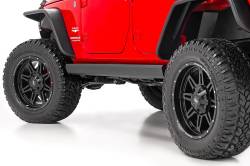 Rough Country Suspension Systems - Rough Country Power Running Boards Black for Jeep Wrangler JK 4DR PSR610330 - Image 2
