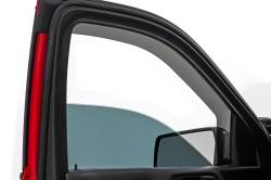 Rough Country Suspension Systems - Rough Country In-Channel Smoke Window Rain Guards Silverado/Sierra Crew 811924 - Image 2