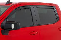 Rough Country Suspension Systems - Rough Country In-Channel Smoke Window Rain Guards Silverado/Sierra Crew 811924 - Image 3