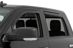 Rough Country Suspension Systems - Rough Country In-Channel Smoke Window Rain Guards for 09-18 Ram Crew 840924 - Image 1