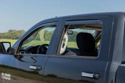 Rough Country Suspension Systems - Rough Country In-Channel Smoke Window Rain Guards for 09-18 Ram Crew 840924 - Image 4