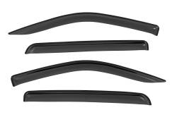 Rough Country Suspension Systems - Rough Country Smoke Rain Guard Window Deflectors Silverado/Sierra Crew 911418 - Image 4