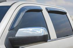 Rough Country Suspension Systems - Rough Country Smoke Rain Guard Window Deflectors Silverado/Sierra Crew 911418 - Image 5