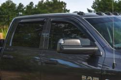 Rough Country Suspension Systems - Rough Country Smoke Rain Guard Window Deflectors for 09-18 Ram Crew 942924 - Image 5